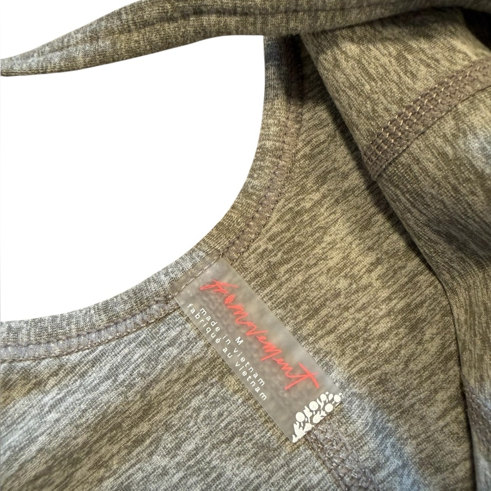 Free People FP Movement Gray Ashford Side To Side Onesie - Picture 8 of 9